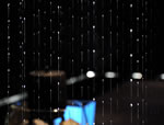 雨が降るかのような「水の茶室」。